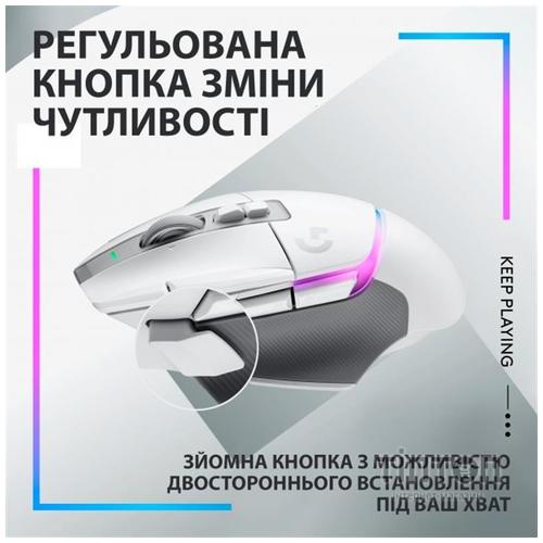 Мишка Logitech G502 X Plus Wireless White (910-006171)