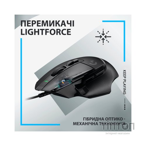 Мишка Logitech G502 X USB Black (910-006138)