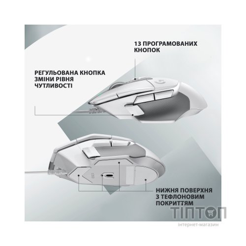 Мишка Logitech G502 X USB White (910-006146)
