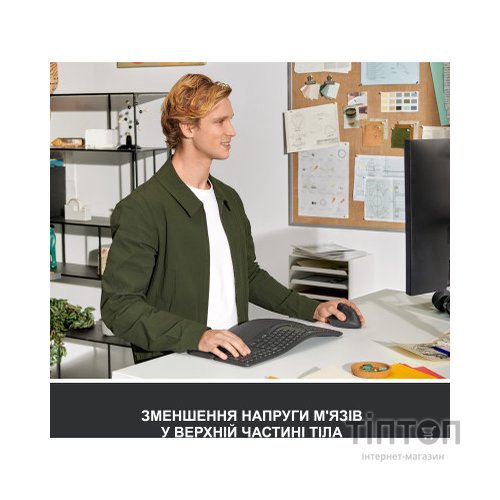 Мишка Logitech Lift Left Vertical Ergonomic Wireless/Bluetooth Graphite (910-006474)