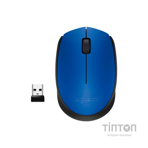 Мишка Logitech M171 блакитна, безпровідна, USB
