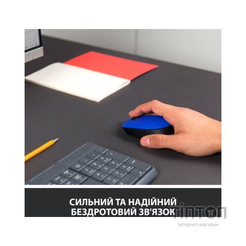 Мишка Logitech M171 блакитна, безпровідна, USB