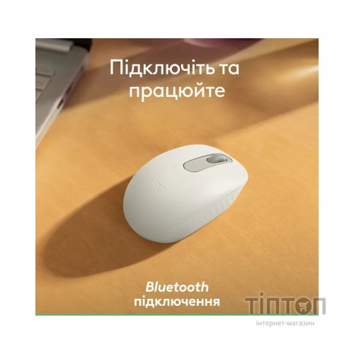 Мишка Logitech M196 Bluetooth Off-White (910-007460)