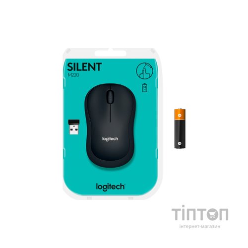 Мишка Logitech M220 Silent сіра, безпровідна, USB