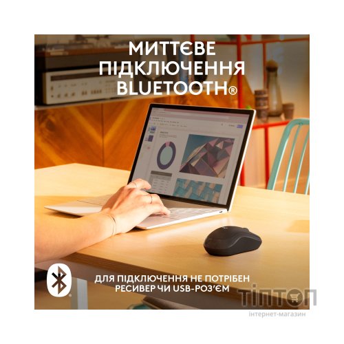 Мишка Logitech M240 Silent Bluetooth Graphite (910-007119)