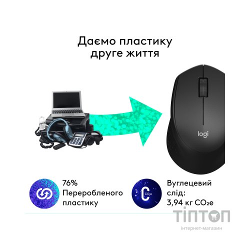 Мишка Logitech M280 (910-004287) чорна, безпровідна, USB