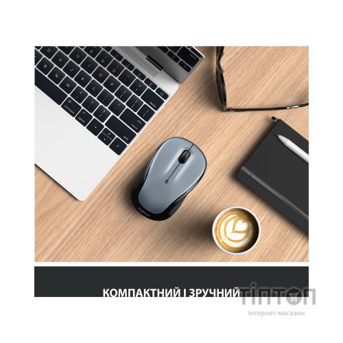 Мишка Logitech M325s Wireless Light Silver (910-006813)