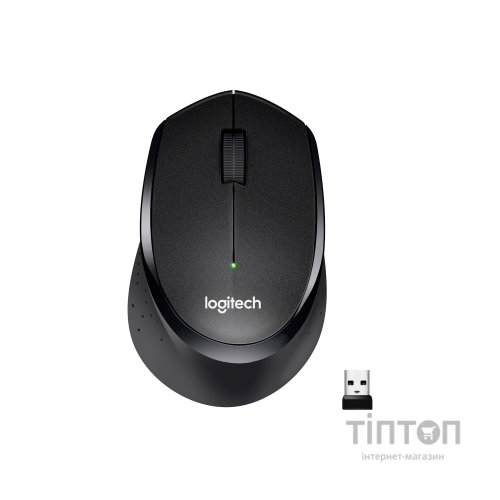 Мишка Logitech M330 Silent plus чорна, безпровідна, USB