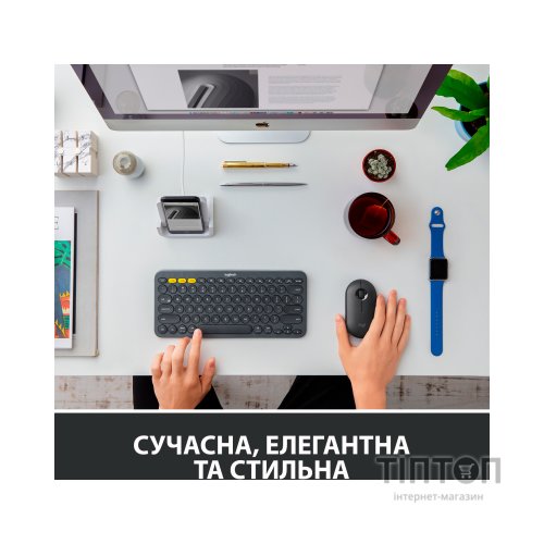 Мишка Logitech M350 Graphite (910-005718)