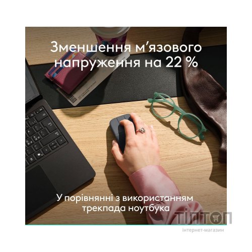Мишка Logitech Mobi Fold Bluetooth Graphite (910-007604)