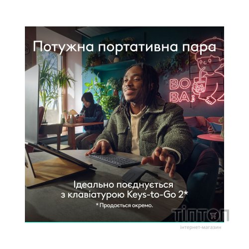 Мишка Logitech Mobi Fold Bluetooth Graphite (910-007604)