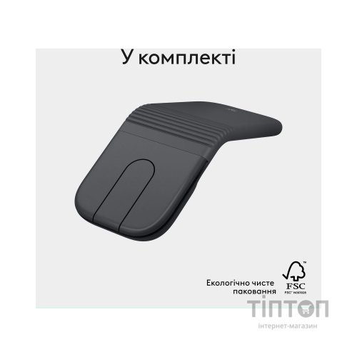 Мишка Logitech Mobi Fold Bluetooth Graphite (910-007604)