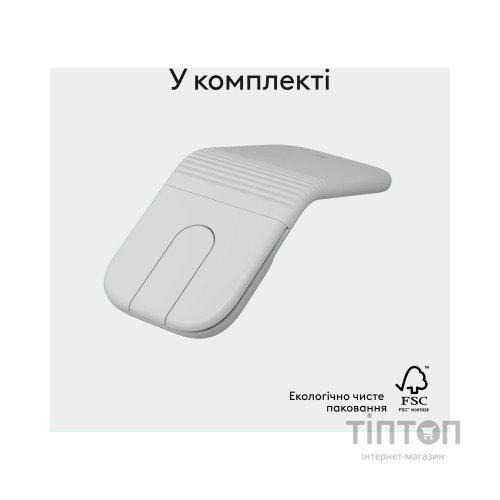 Мишка Logitech Mobi Fold Bluetooth Off-White (910-007631)