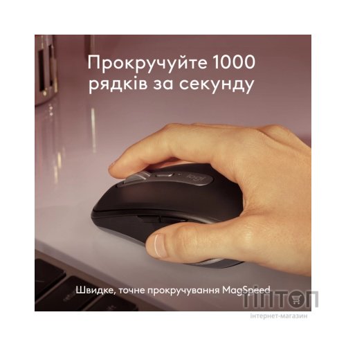 Мишка Logitech MX Anywhere 3S для MAC Wireless Space Grey (910-006947)