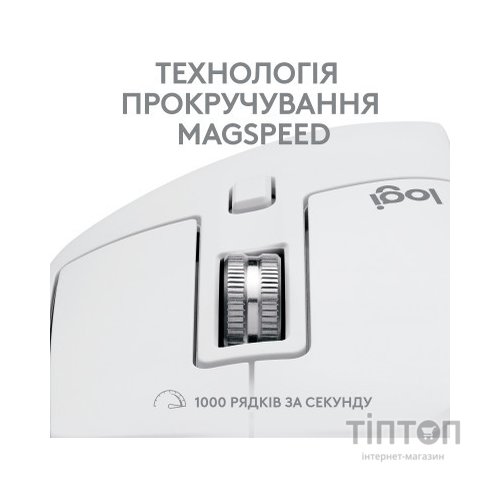Мишка Logitech MX Master 3S For Mac Performance Wireless Pale Grey (910-006572)