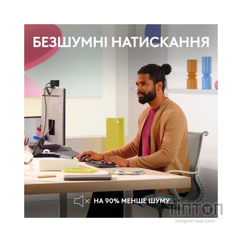 Мишка Logitech MX Master 3S For Mac Performance Wireless Pale Grey (910-006572)