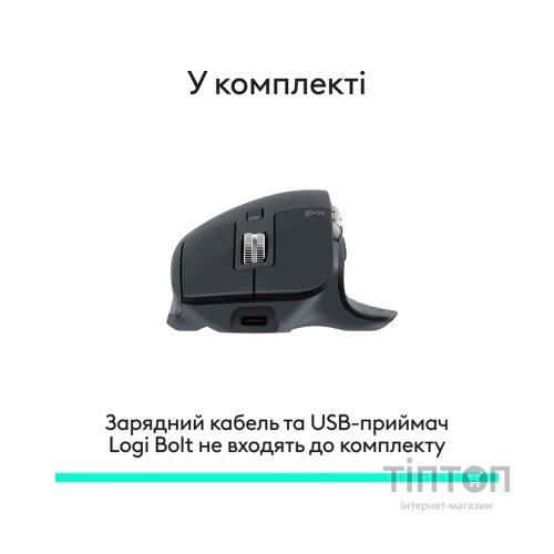 Мишка Logitech MX Master 3S Performance Bluetooth Graphite (910-007501)