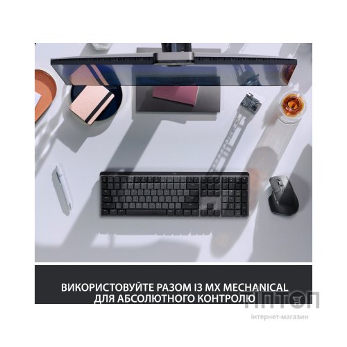 Мишка Logitech MX Master 3S Performance Wireless Mouse Bluetooth Graphite (910-006559)