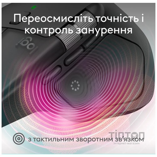 Мишка Logitech MX Master 4 for Business Wireless/Bluetooth Graphite (910-007617)