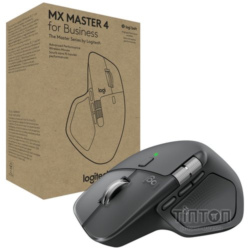 Мишка Logitech MX Master 4 for Business Wireless/Bluetooth Graphite (910-007617)