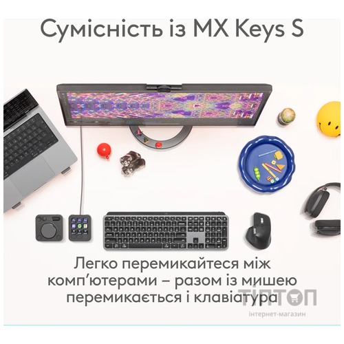 Мишка Logitech MX Master 4 for Business Wireless/Bluetooth Graphite (910-007617)