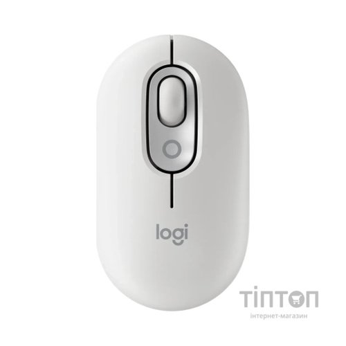Мишка Logitech POP Mouse With Emoji Bluetooth Off-White (910-007411)
