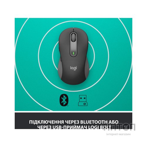 Мишка Logitech Signature M650 L Wireless Graphite (910-006236)