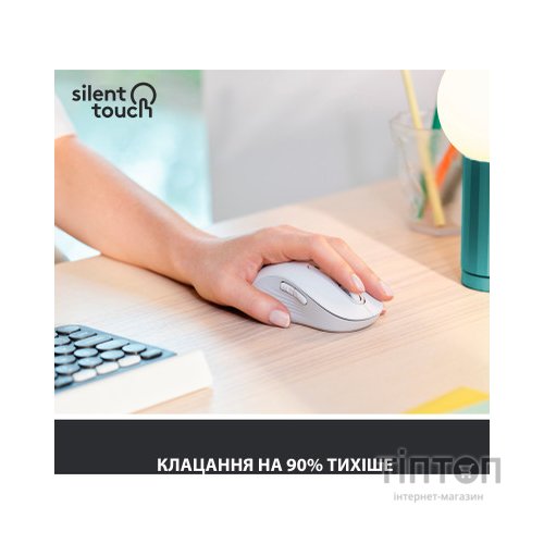 Мишка Logitech Signature M650 L Wireless LEFT Off-White (910-006240)