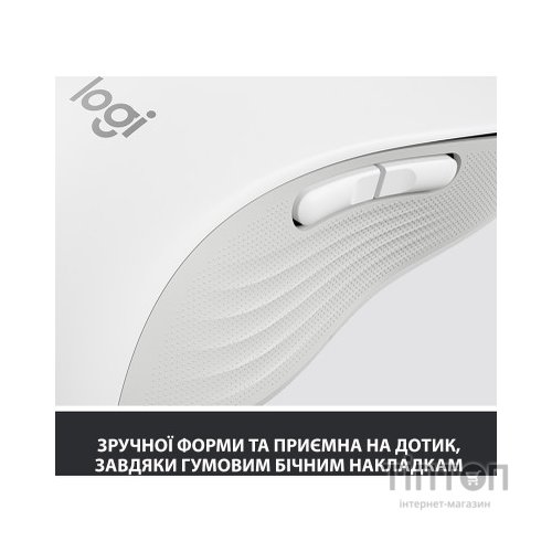 Мишка Logitech Signature M650 L Wireless LEFT Off-White (910-006240)