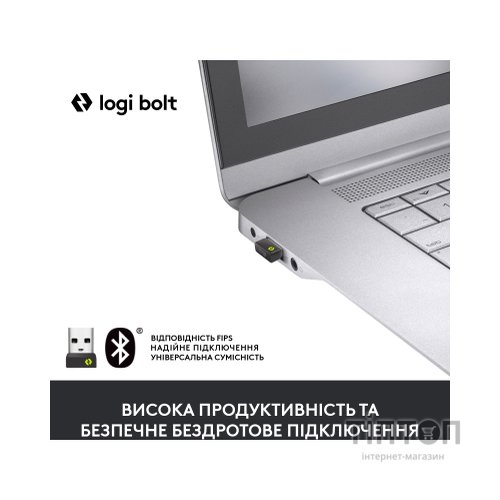 Мишка Logitech Signature M650 L Wireless Mouse for Business Graphite (910-006348)