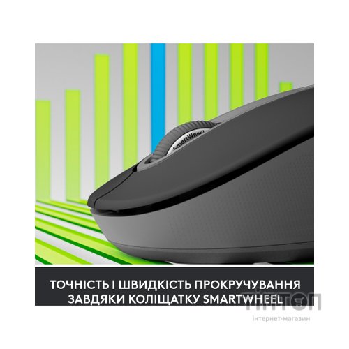Мишка Logitech Signature M650 L Wireless Mouse for Business Graphite (910-006348)