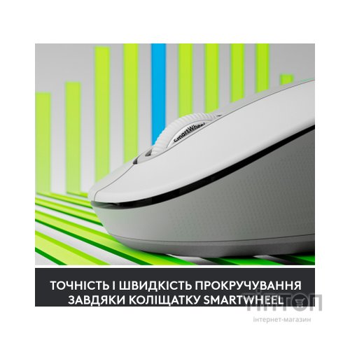 Мишка Logitech Signature M650 L Wireless Mouse for Business Off-White (910-006349)