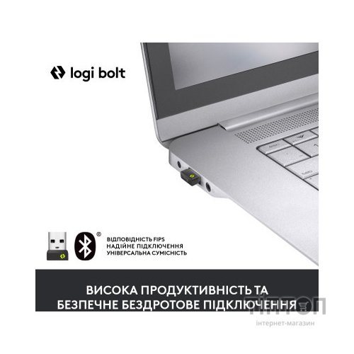 Мишка Logitech Signature M650 Wireless for Business Off-White (910-006275)