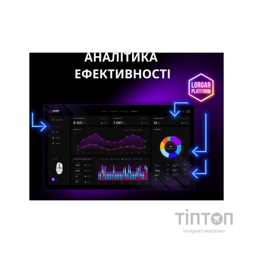 Мишка Lorgar MSP80 Pro USB White (LRG-MSP80-WH)