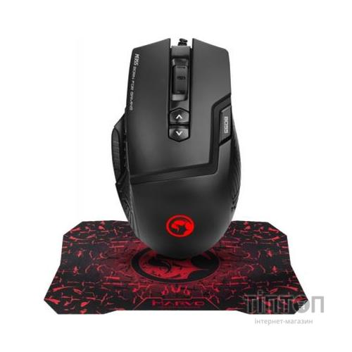 Мишка Marvo M355+G1 USB Black (M355+G1)