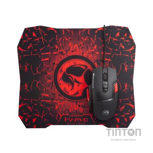 Мишка Marvo M355+G1 USB Black (M355+G1)