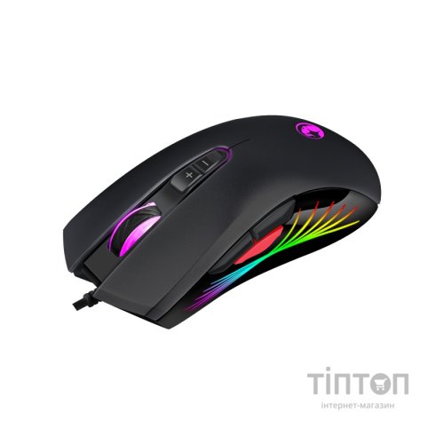 Мишка Marvo M519 RGB-LED USB Black (M519)