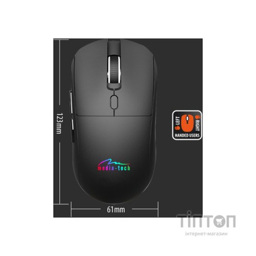 Мишка Media-Tech MT1124 Wireless Black (MT1124)