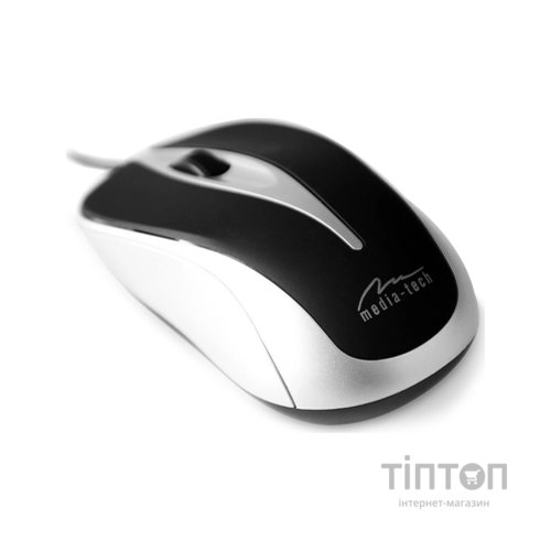 Мишка Media-Tech Plano срібний, USB