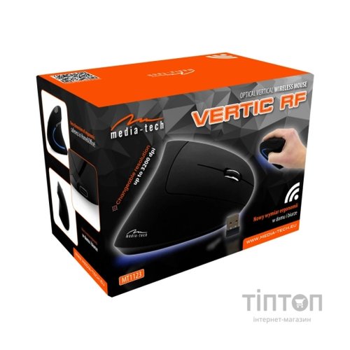 Мишка Media-Tech Vertic Wireless Black (MT1123V2.0)