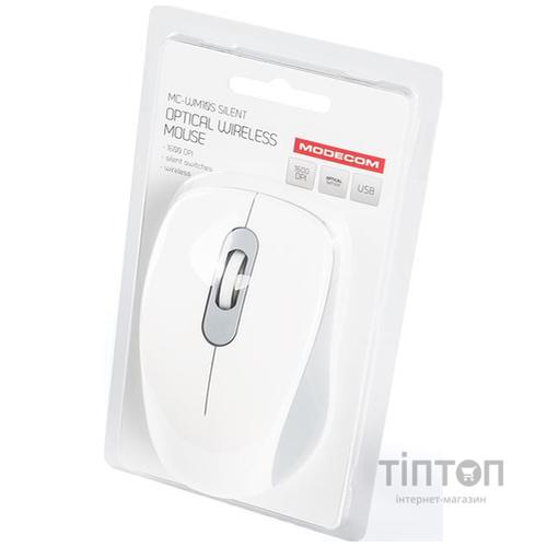 Мишка Modecom MC-WM10S Silent Wireless White (M-MC-WM10S-200)