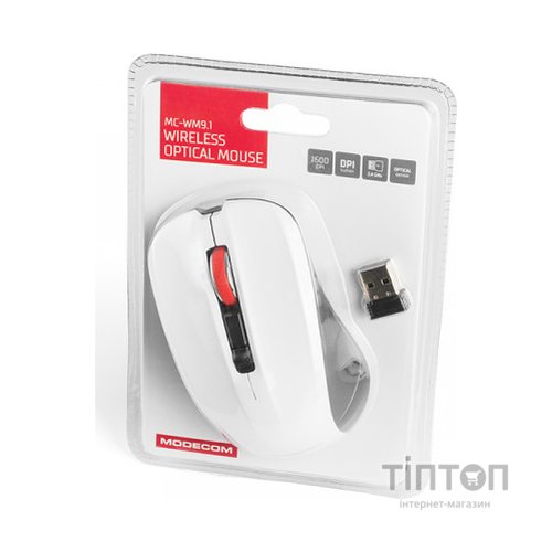 Мишка Modecom MC-M9.1 Wireless White (M-MC-0WM9.1-200)
