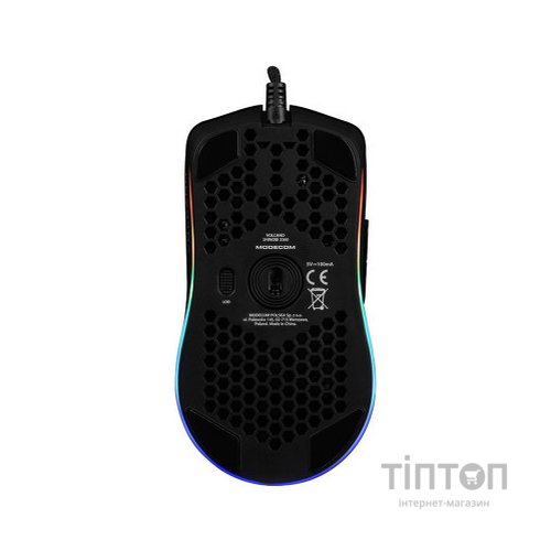 Мишка Modecom Shinobi 3360 Volcano USB Black (M-MC-SHINOBI-3360-100)