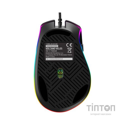 Мишка Modecom Veles Volcano RGB USB Black (M-MC-VELES-100)