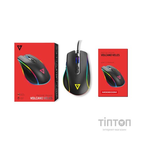Мишка Modecom Veles Volcano RGB USB Black (M-MC-VELES-100)