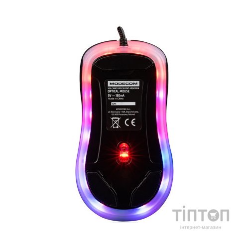 Мишка Modecom Volcano GMX Assassin RGB Silent USB Black (M-MC-GMX-SILENT-ASSASSIN)