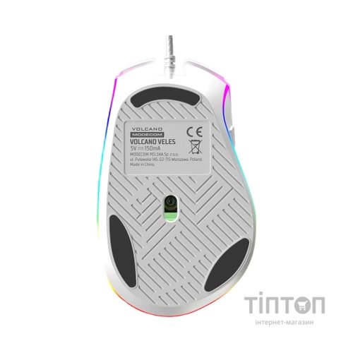 Мишка Modecom Volcano Veles USB White (M-MC-VELES-200)