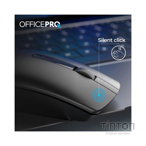 Мишка OfficePro M175B Silent Click Wireless Black (M175B)
