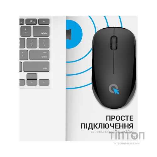 Мишка OfficePro M183 Wireless Black (M183)