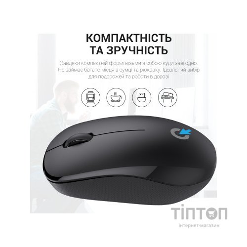 Мишка OfficePro M183 Wireless Black (M183)